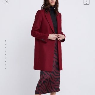 ザラ(ZARA)の新品！未使用！タグ付！♥️ZARA♥️マスキュリンコート。サイズＬ。(チェスターコート)