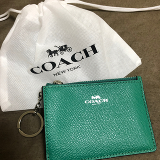 コーチ(COACH)のCOACHコインケース財布キーリングキーポーチミニ(コインケース)