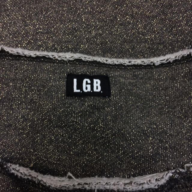 LGB(ルグランブルー)のLGBラメ裏起毛トレーナー レディースのトップス(トレーナー/スウェット)の商品写真