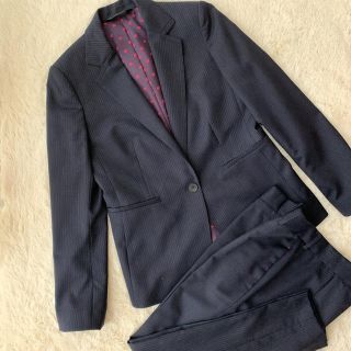 ポールスミス(Paul Smith)の美品 ポールスミス ストライプパンツスーツ ネイビー(スーツ)