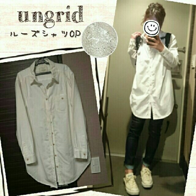 Ungrid(アングリッド)のungrid ルーズシャツワンピース レディースのトップス(シャツ/ブラウス(長袖/七分))の商品写真