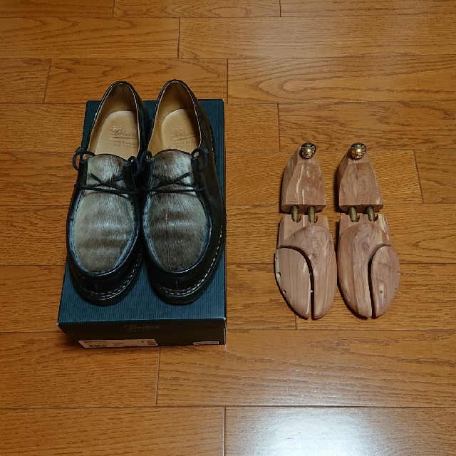 Paraboot(パラブーツ)のPARABOOT MICAEL PHOQUE UK39.5 黒 5回着用極美品 メンズの靴/シューズ(ドレス/ビジネス)の商品写真