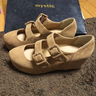 ミスティック(mystic)の新品　スウェードパンプス(ハイヒール/パンプス)