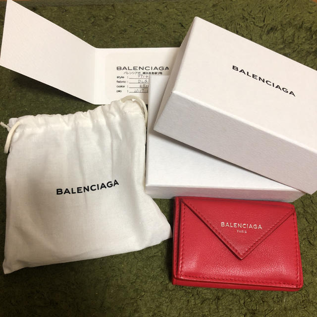 Balenciaga(バレンシアガ)のバレンシアガ ペーパーミニウォレット レディースのファッション小物(財布)の商品写真