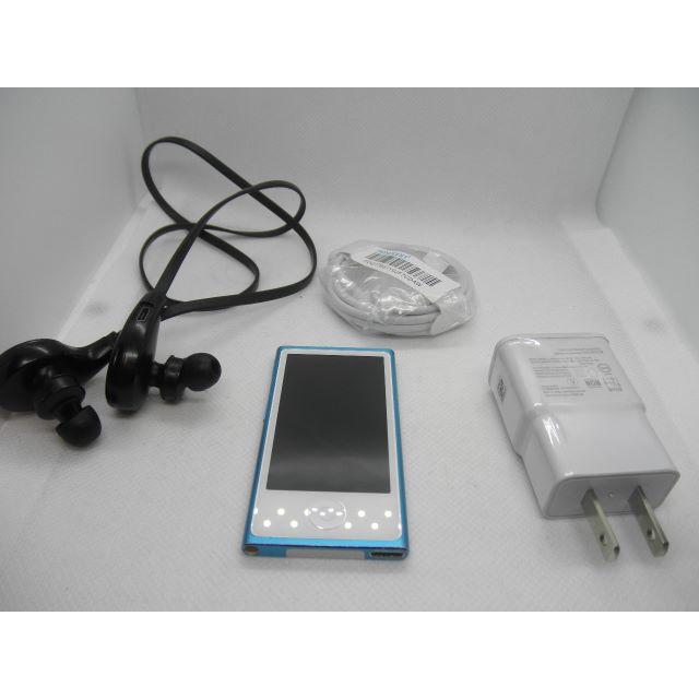iPod nano 16GB 第7世代　アップル　ブルー　フルセットポータブルプレーヤー