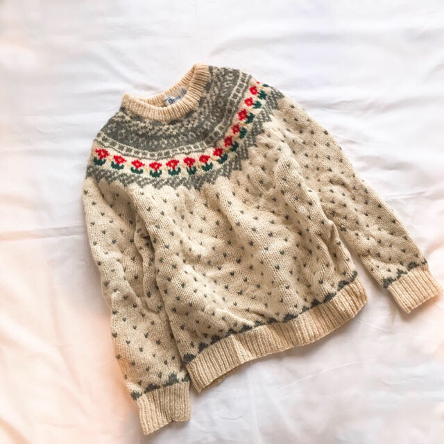 Santa Monica(サンタモニカ)のvintage  knit ノルディックセーター レディースのトップス(ニット/セーター)の商品写真