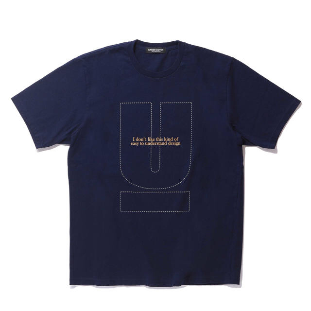 新品未使用 UNDERCOVERアンダーカバーオンライン限定Tシャツ ネイビーL