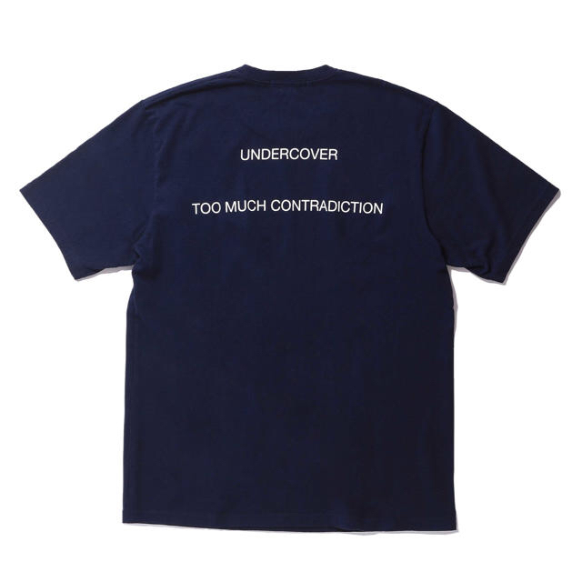 UNDERCOVER(アンダーカバー)の新品未使用 UNDERCOVERアンダーカバーオンライン限定Tシャツ ネイビーL メンズのトップス(Tシャツ/カットソー(半袖/袖なし))の商品写真