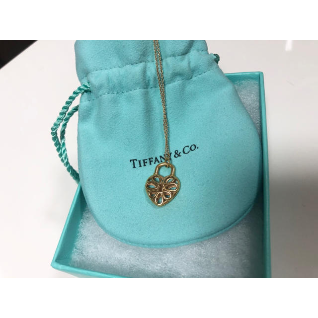 Tiffany フィリグリーハートネックレス