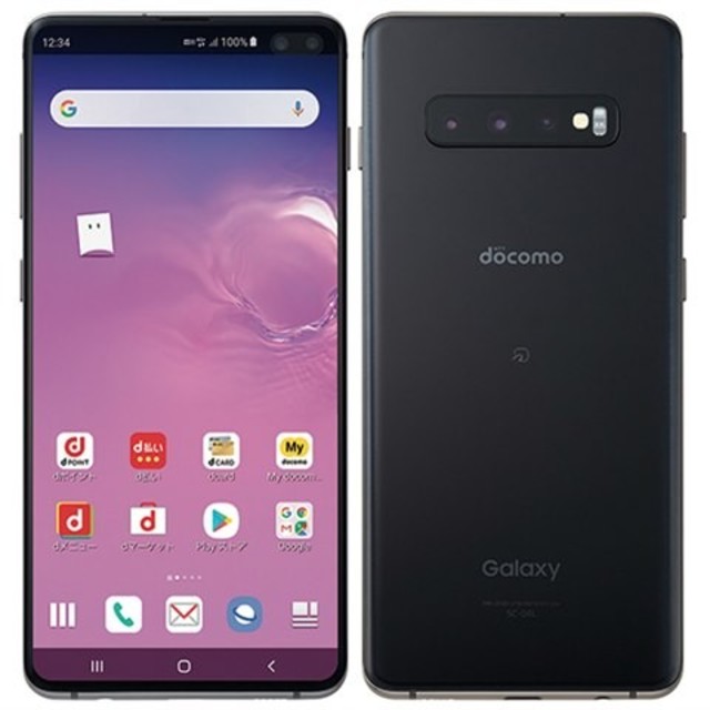 Galaxy(ギャラクシー)の【未使用新品】Galaxy S10+ Black 128GB simフリー版 スマホ/家電/カメラのスマートフォン/携帯電話(スマートフォン本体)の商品写真