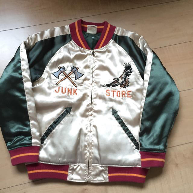 JUNK STORE(ジャンクストアー)のJUNKSTOREスタジャン✨120cm キッズ/ベビー/マタニティのキッズ服男の子用(90cm~)(ジャケット/上着)の商品写真