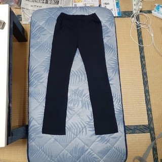 ムジルシリョウヒン(MUJI (無印良品))の無印良品のパンツ150センチ　紺色(パンツ/スパッツ)