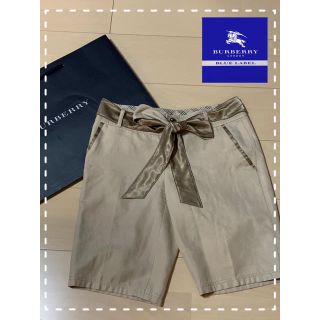 バーバリーブルーレーベル(BURBERRY BLUE LABEL)の【良品】Burberry バーバリーブルーレーベル ハーフパンツ 36(ハーフパンツ)