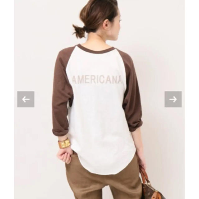 Deuxieme Classe♢AMERICANA BASEBALL Tシャツ - カットソー(長袖/七分)