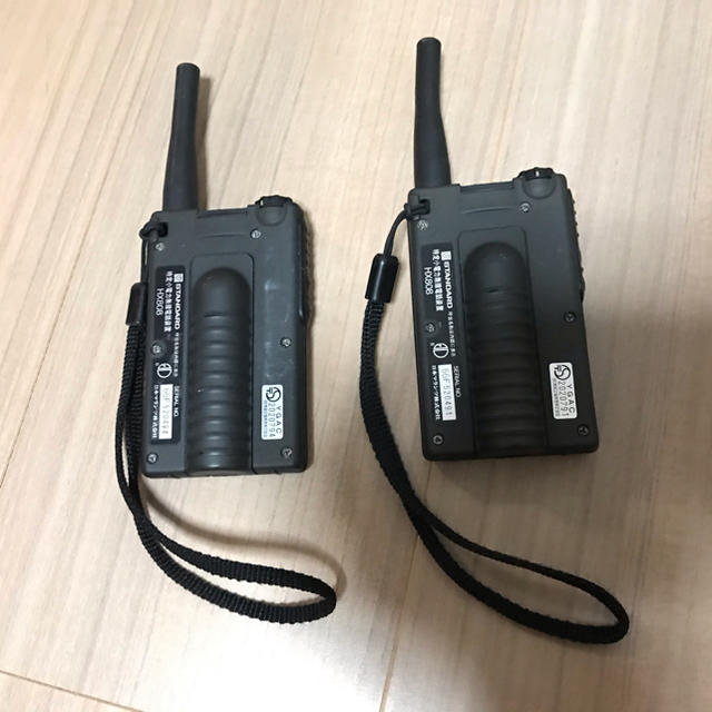 ☆2台セット!STANDARD 特定小電力トランシーバー!HX808!(MID ☆2台セット!STANDARD 特定小電力トランシーバー!HX808!(MID