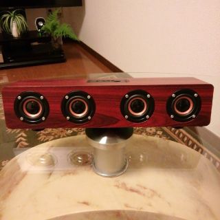 WOOD speaker 2.0ch 12w Bluetooth(スピーカー)