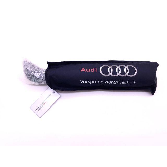 AUDI(アウディ)のアウディ　Audi　記念品　折りたたみ傘　ワンタッチ傘　ブラック 自動車/バイクの自動車(その他)の商品写真