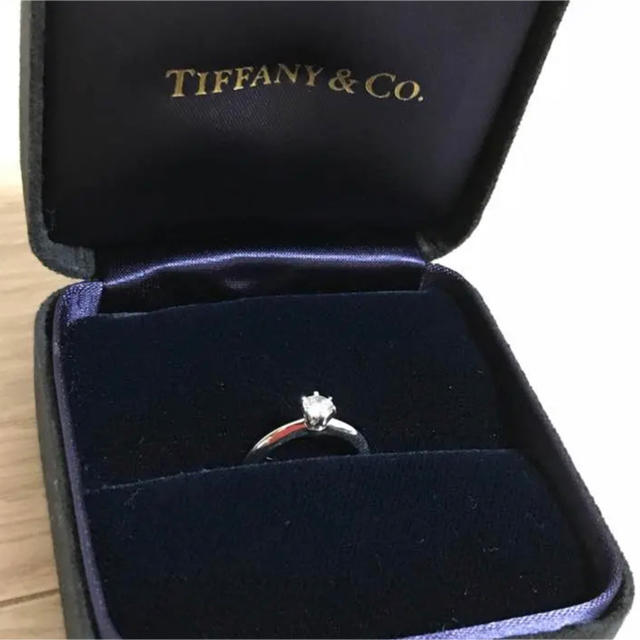 Tiffany プラチナダイヤモンドリング