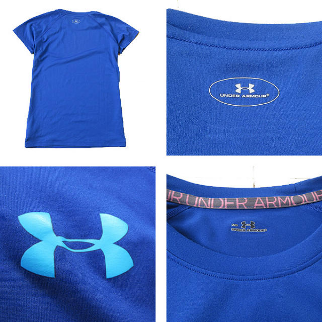 UNDER ARMOUR(アンダーアーマー)の超美品 M アンダーアーマー レディース 半袖Tシャツ ブルー レディースのトップス(Tシャツ(半袖/袖なし))の商品写真