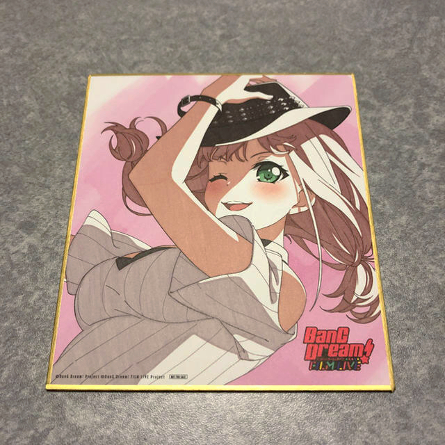 劇場版Bang Dream! FILM LIVE ミニ色紙  上原ひまり エンタメ/ホビーのアニメグッズ(その他)の商品写真