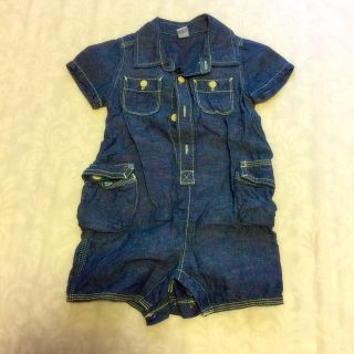 ベビーギャップ(babyGAP)のBabyGAP デニム ロンパース(ロンパース)