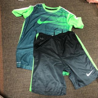 ナイキ(NIKE)のNike DRY FIT 上下セット　グリーン系　M(その他)