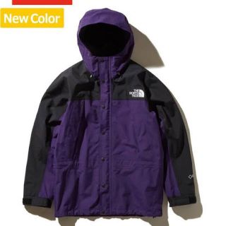 ザノースフェイス(THE NORTH FACE)のノースフェイス マウンテンライトジャケット パープル Lサイズ(マウンテンパーカー)