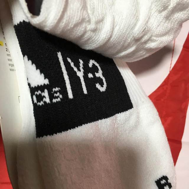 Y-3(ワイスリー)のadidas アディダス Y-3 靴下 ソックス 白 ホワイト  メンズのレッグウェア(ソックス)の商品写真