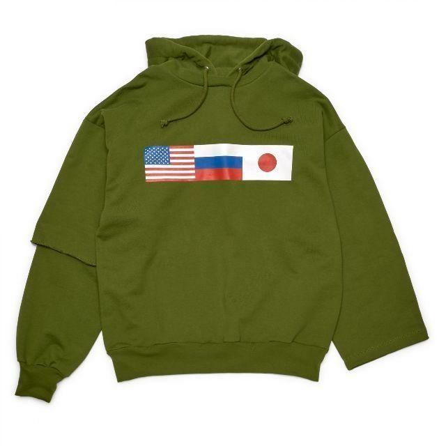 M Gosha Rubchinskiy double sleeve hoodie