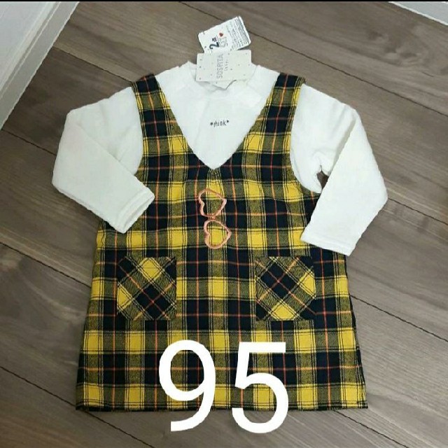 ワンピース　トレーナー　2点セット キッズ/ベビー/マタニティのキッズ服女の子用(90cm~)(ワンピース)の商品写真