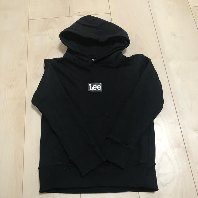 Lee(リー)のLee 黒スウェットパーカー 120 キッズ/ベビー/マタニティのキッズ服男の子用(90cm~)(その他)の商品写真