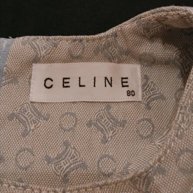 celine(セリーヌ)の【専用です】セリーヌ ロゴ ワンピース 2点セット キッズ/ベビー/マタニティのキッズ服女の子用(90cm~)(ワンピース)の商品写真