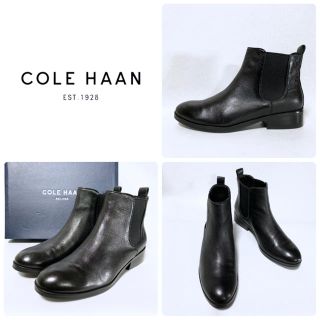 コールハーン(Cole Haan)の■定5.2万 コールハーン ショートブーツ サイドゴア 7.5 24.5 39(ブーツ)