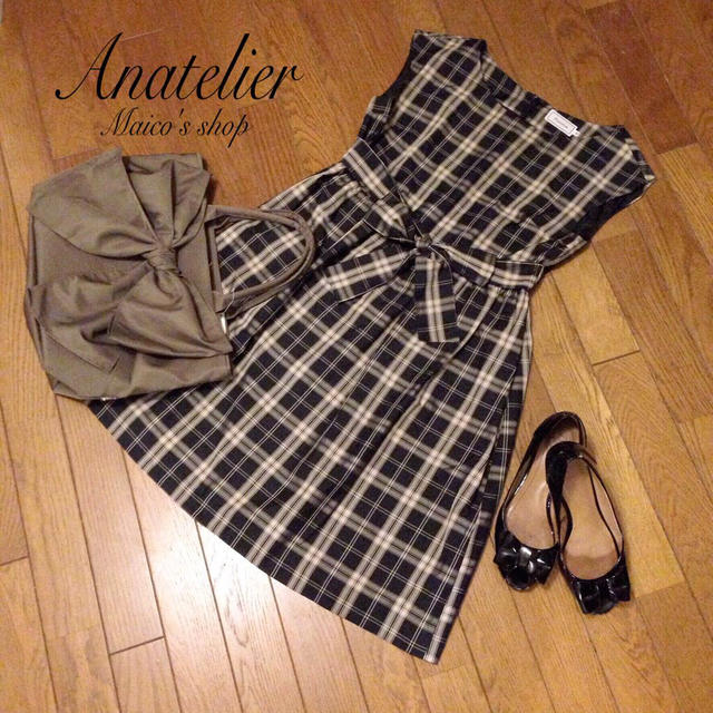 anatelier(アナトリエ)のanatelier♡大人気チェックワンピ レディースのワンピース(ひざ丈ワンピース)の商品写真