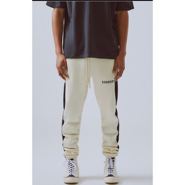 Essentials Side Stripe Sweatpants CREAM