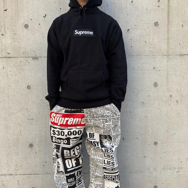 Supreme Newsprint Skate Pantパンツ