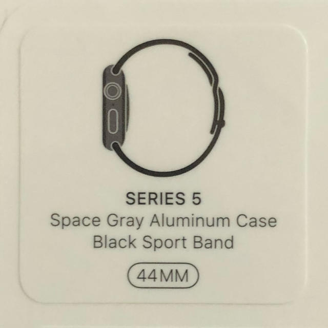 Apple Watch Series 5（GPSモデル）44mm 新品未開封時計