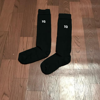 野球 ソックス 背番号 10 ブラック ロングソックス 靴下 ストッキング(ウェア)