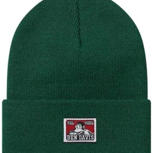 Supreme(シュプリーム)のsupreme ben davis beanie 緑 メンズの帽子(ニット帽/ビーニー)の商品写真