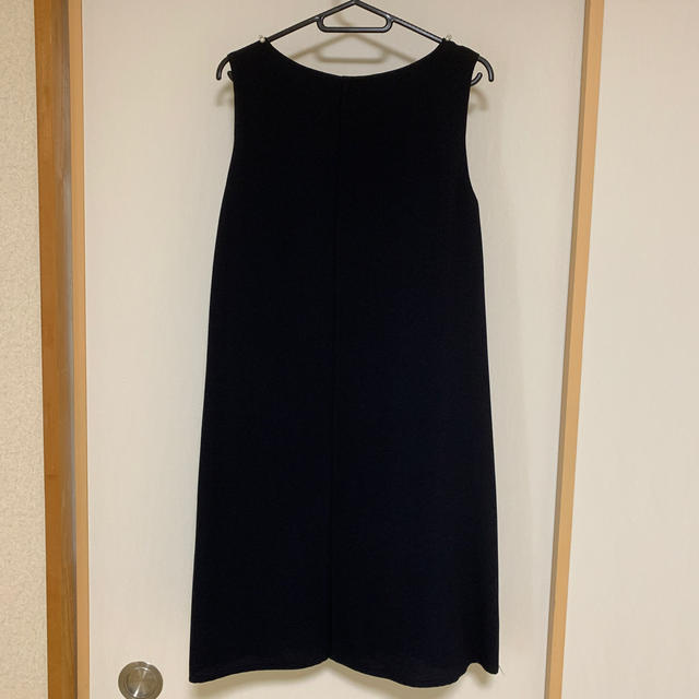 ネイビー　ドレス　ワンピース レディースのフォーマル/ドレス(ミディアムドレス)の商品写真