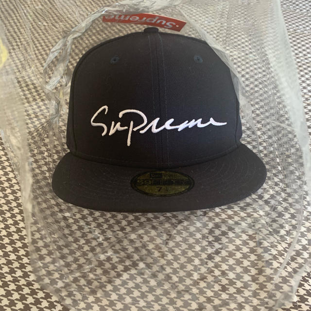 シュプリーム SUPREME 18AW Classic ネイビー　7 1/4