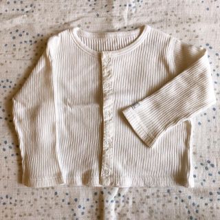 プチバトー(PETIT BATEAU)のPETIT BATEAU／コットンガーデン 12m(カーディガン/ボレロ)