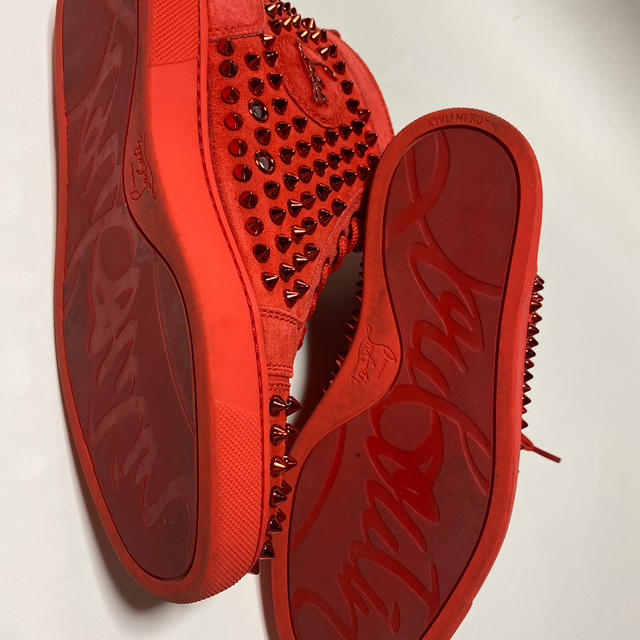 Christian Louboutin(クリスチャンルブタン)の【美品】クリスチャンルブタン ハイカットスニーカー レディースの靴/シューズ(スニーカー)の商品写真