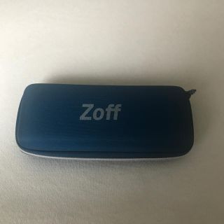 ゾフ(Zoff)のzoff メガネケース　クロス付　ネイビー (サングラス/メガネ)