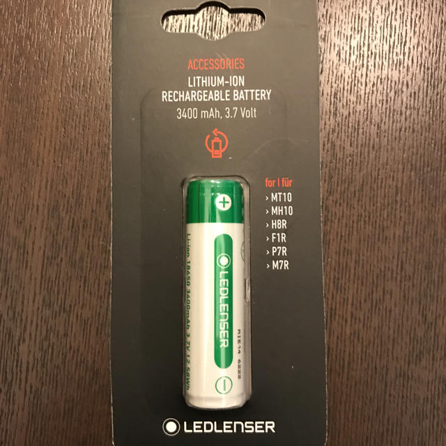 LEDLENSER(レッドレンザー)のレッドレンサー リチウム電池 スマホ/家電/カメラのスマートフォン/携帯電話(バッテリー/充電器)の商品写真