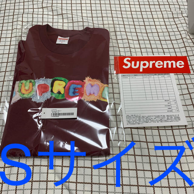 新品 SUPREME PILLOW TEE BURGUNDY SMALL