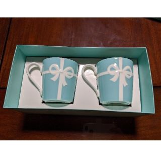 ティファニー(Tiffany & Co.)の【袋付き】ティファニー マグカップ ペア 2客 セット(グラス/カップ)