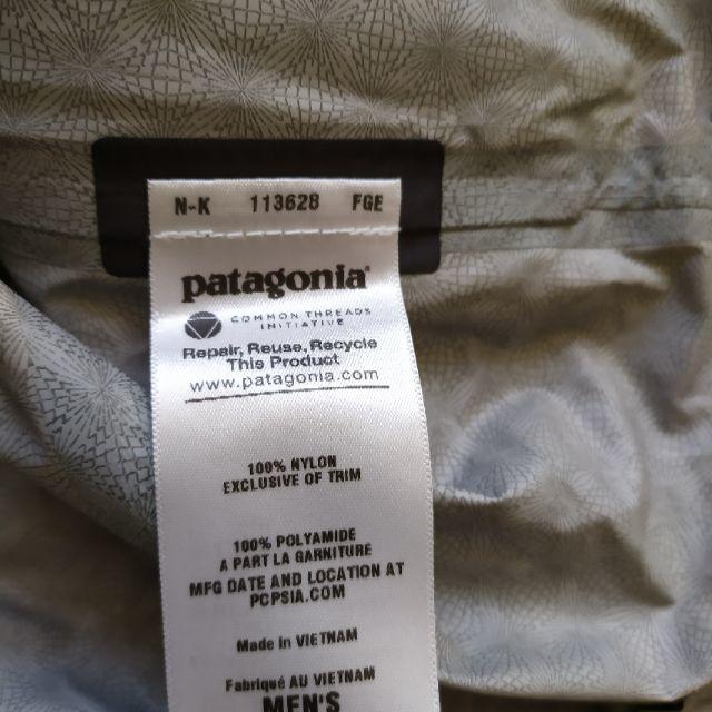 patagonia(パタゴニア)のpatagonia パタゴニア トレントシェル グレー＆ブラック ツートン S メンズのジャケット/アウター(ナイロンジャケット)の商品写真