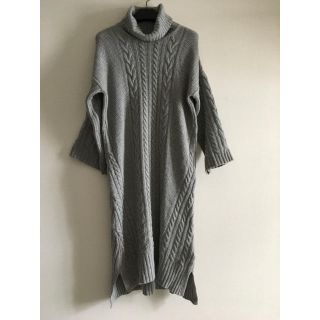 マッシモデュッティ(Massimo Dutti)の値下げ中‼︎ 新品‼︎ Massimo Dutti ロングニットワンピース(ロングワンピース/マキシワンピース)