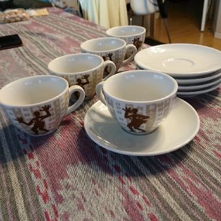 MITTERTEICH社 コーヒーカップ&ソーサー 5客セット(陶芸)